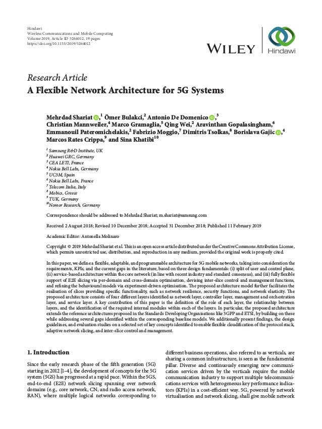 Active and Programmable Networks for Adaptive Architectures and Services